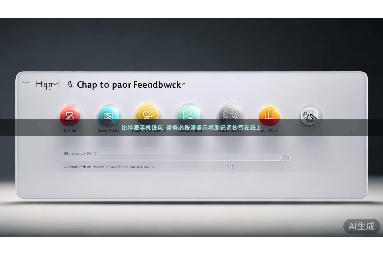 比特派手机钱包  请务必按照请示将助记词抄写在纸上